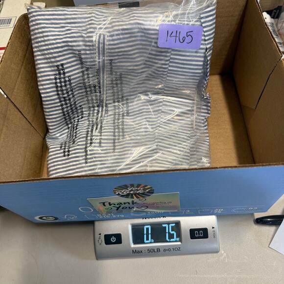 NWT Old Navy 18 Everyday Short Blue Striped Summer Casual Formal Beach Vacation - Picture 8 of 8